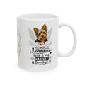 Personalised Yorkshire Terrier Memorial Mug Personalised, Yorkie Pet Loss Gift, Dog Remembrance Mug, Favourite Hello Hardest Goodbye 11oz