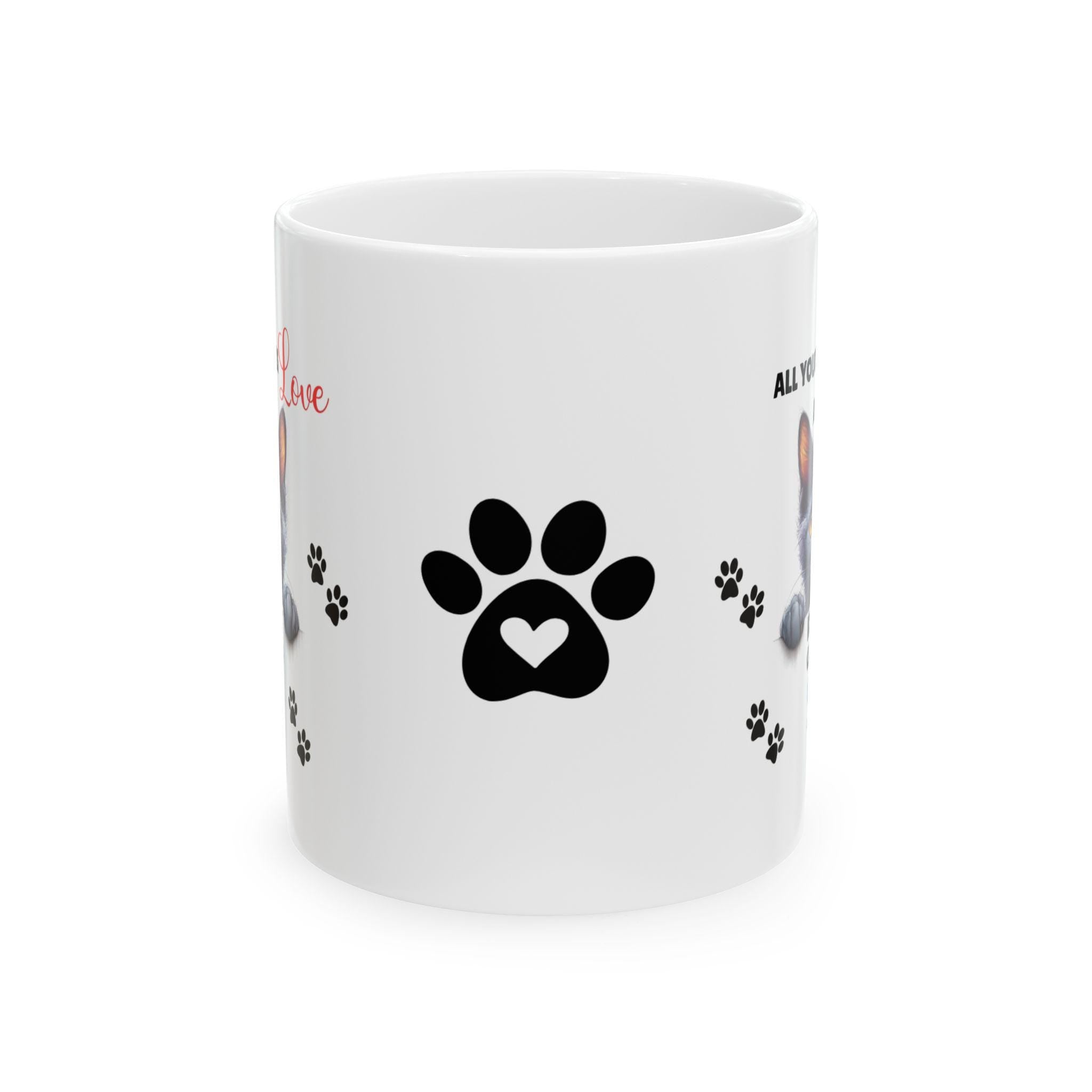 Personalised Korat Cat Mug, Cute Cat Lover Gift