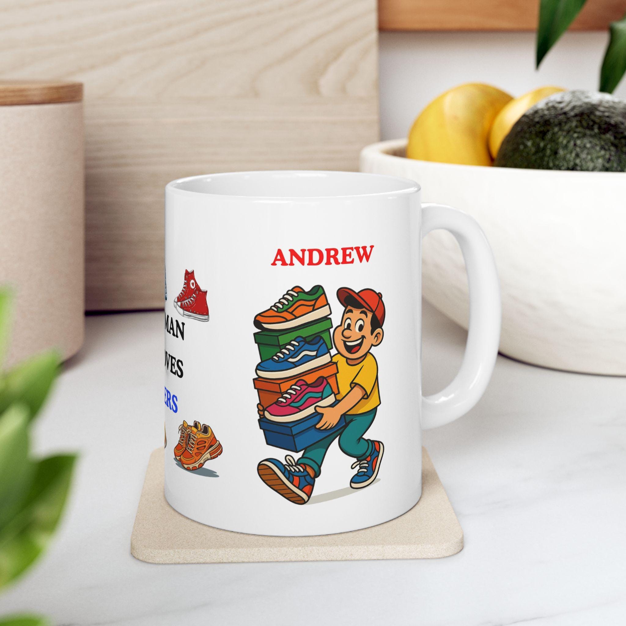 Personalised Trainer Lover Mug, Gift For Him