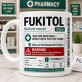 Funny FUKITOL Mug, Sarcastic Coffee Mug, Rude Novelty Mug, Funny Gift for Coworker, Office Humour Mug, Secret Santa Gift, Gag Gift 11oz