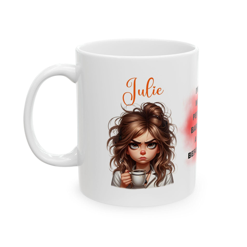 Personalised Morning Person Mug, Funny Coffee Gift