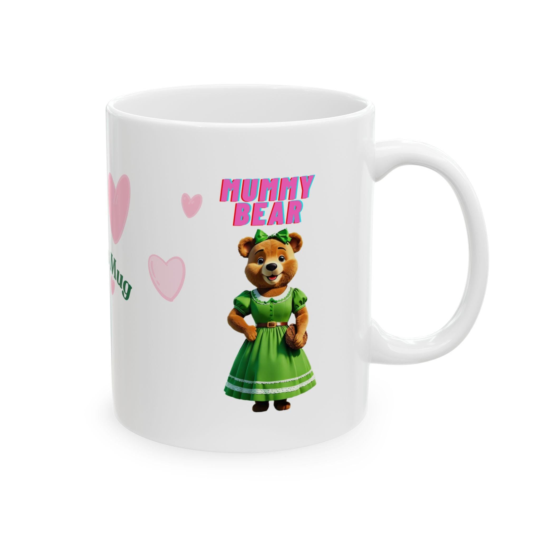 Daddy Bear Mug, Stylish Bear Character