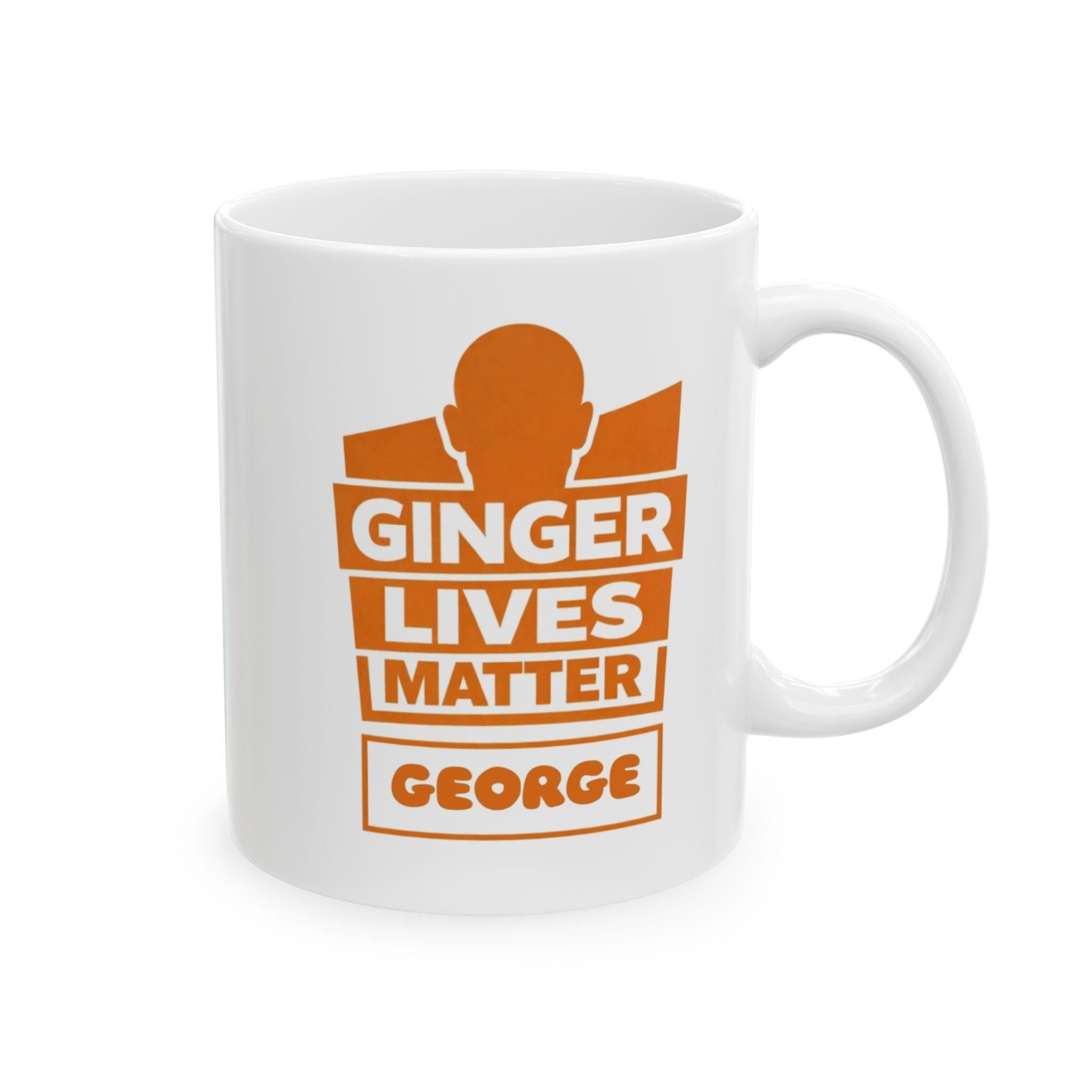 Ginger lives matter mug, Funny, Ginge, Personalised, Gift, Him, Christmas, Fun, Unique, 11oz Ceramic