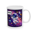 Personalised Children's Astronaut Mug, 11oz Ceramic, Boy, Girl, Colourful, Space