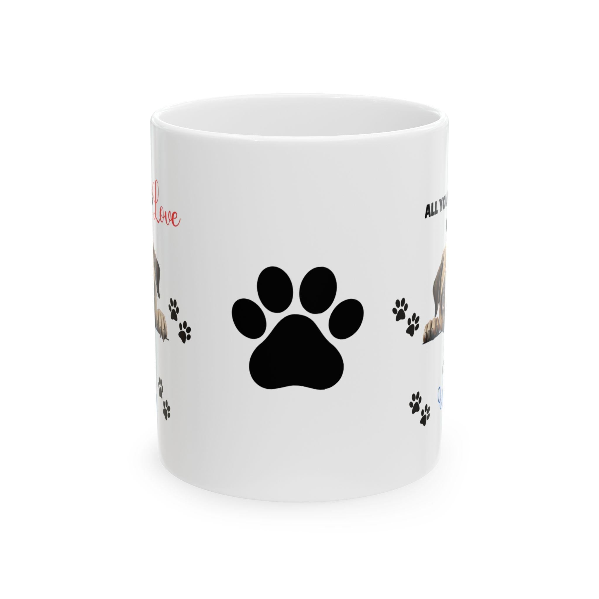 Personalised Pug Mug: Dog Lover Gift