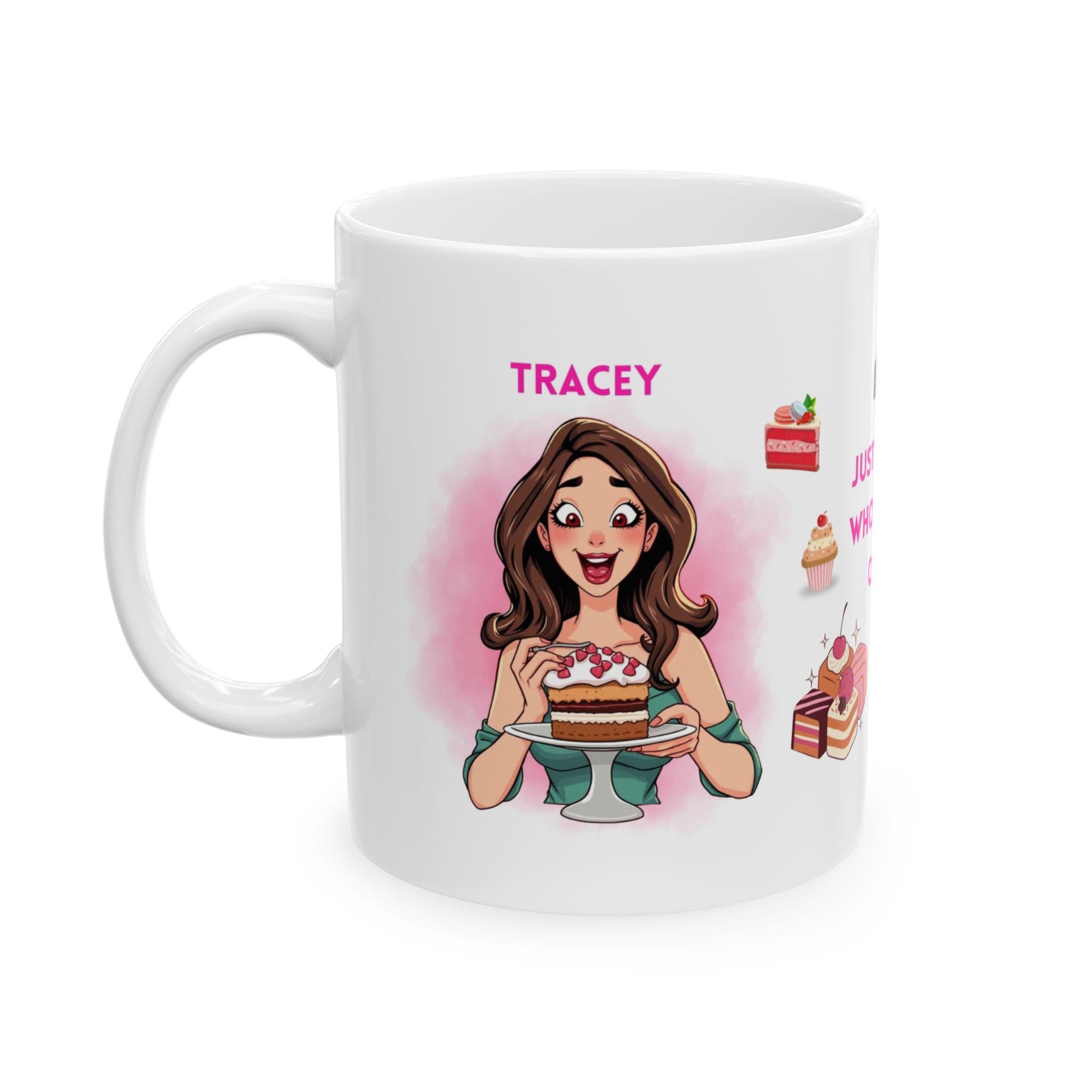 Personalised Cake Lover Mug, Sweet Tooth Gift, 11oz Beverage Cup
