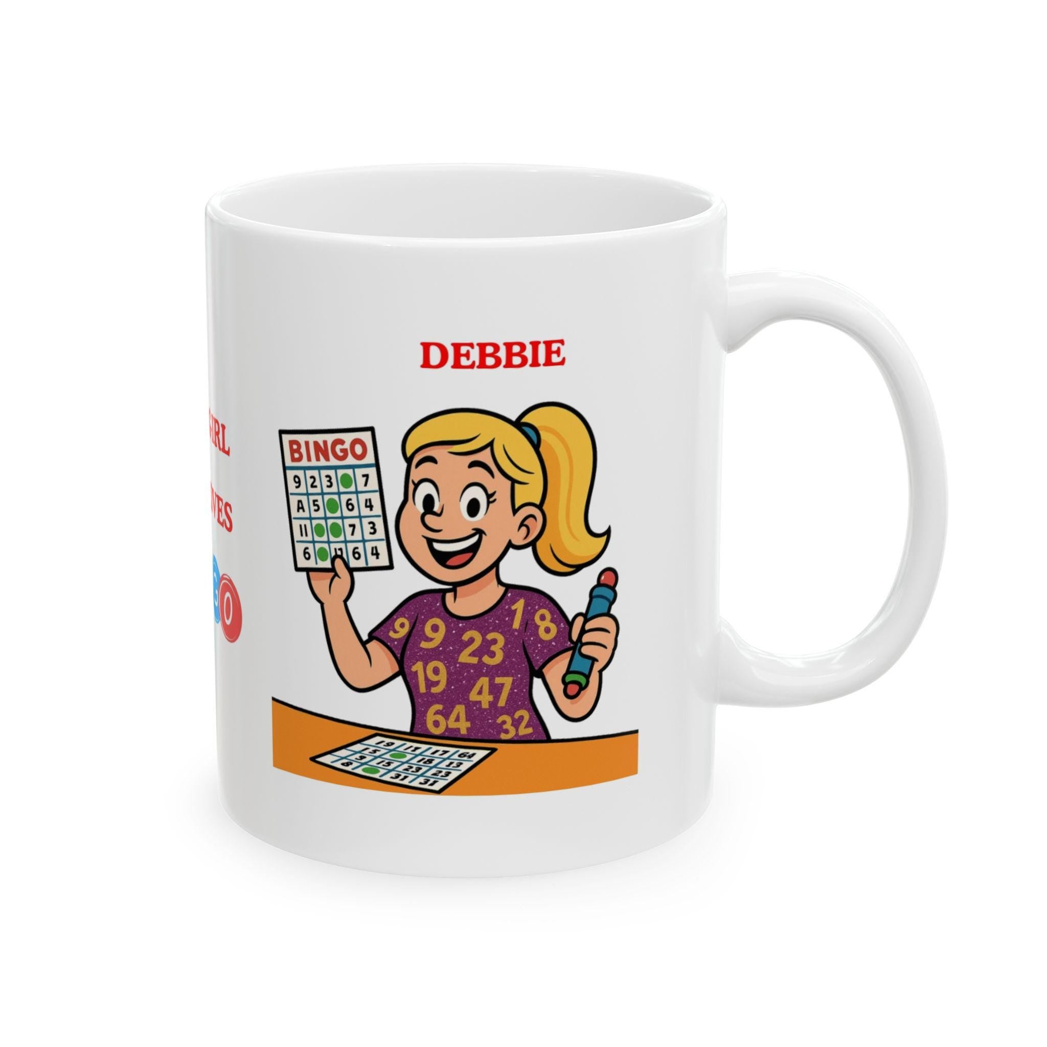 Personalised Bingo Mug, Gift for Bingo Lover