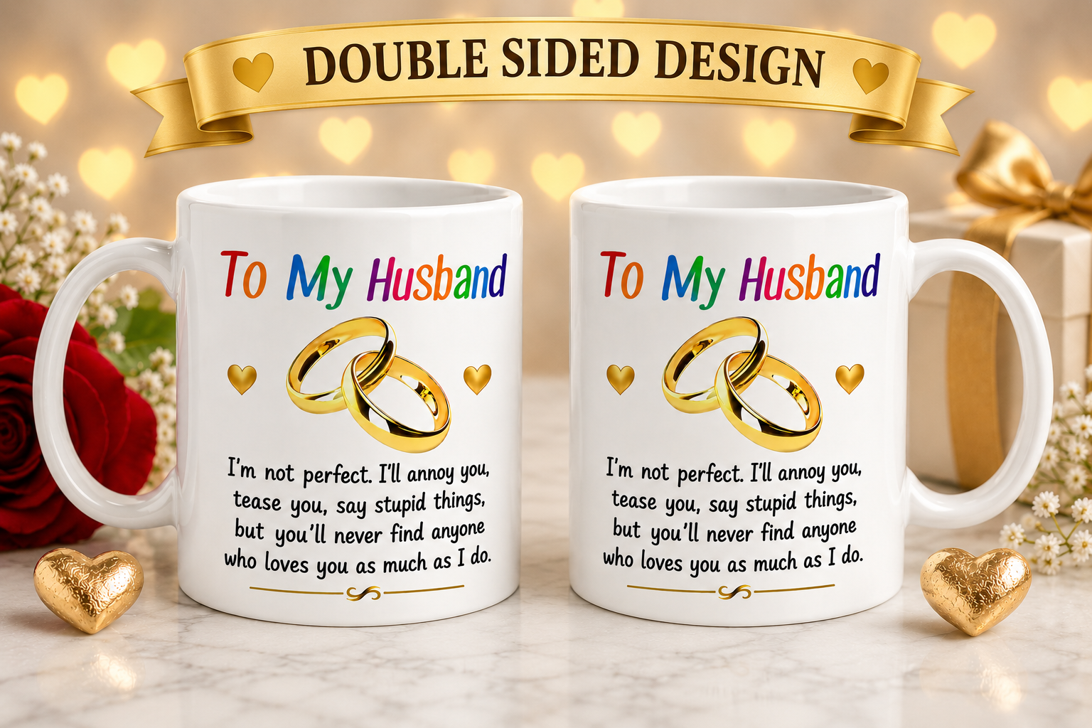 To my Husband mug, romantic, Anniversary, wedding, lovely gift, Birthday, 11oz cup