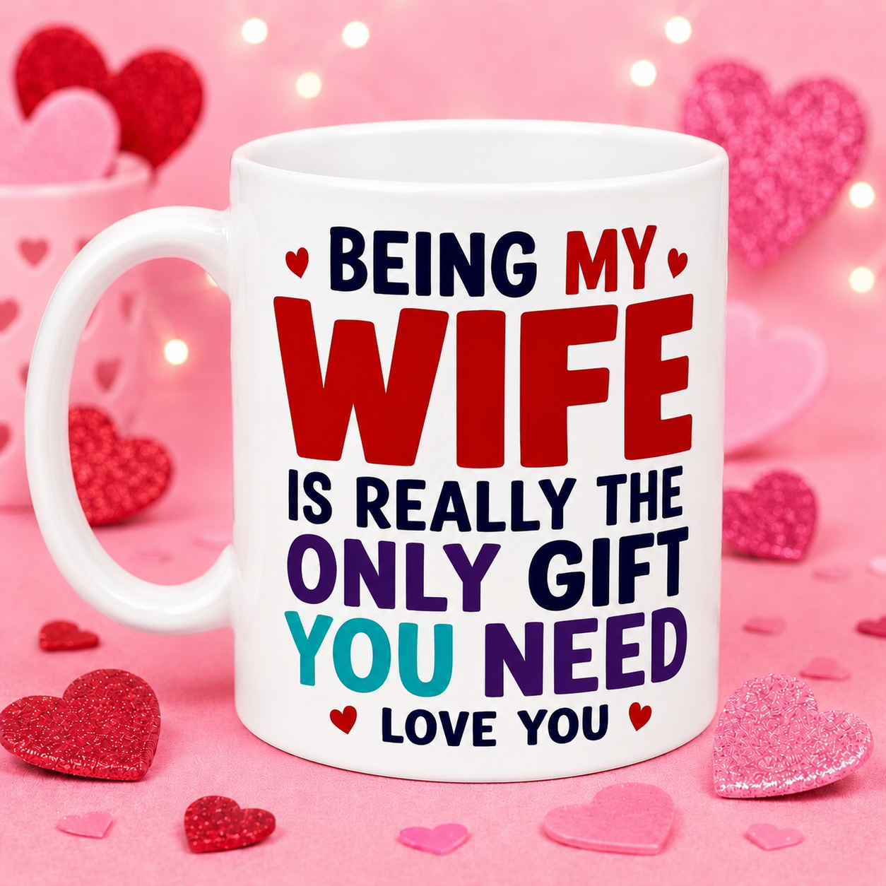 Being my wife mug, funny, Anniversary, Birthday, wedding, gift, 11oz cup.