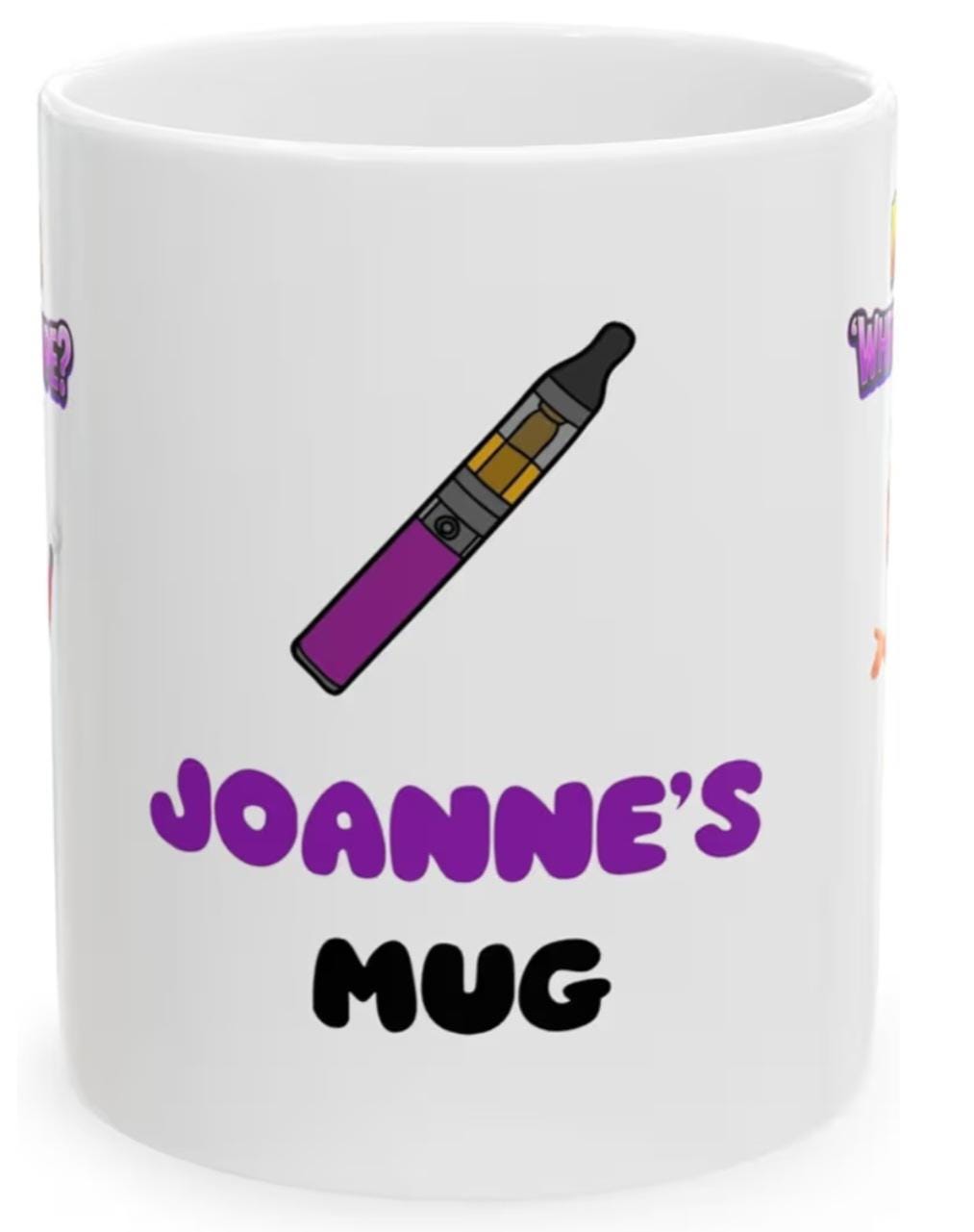 Personalised 'Miss Where's My Vape' Mug - Funny Novelty Gift