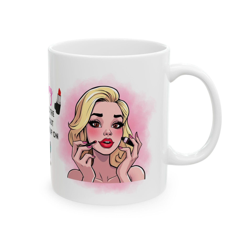 Personalised Makeup Lover Mug, Funny Coffee Cup Gift