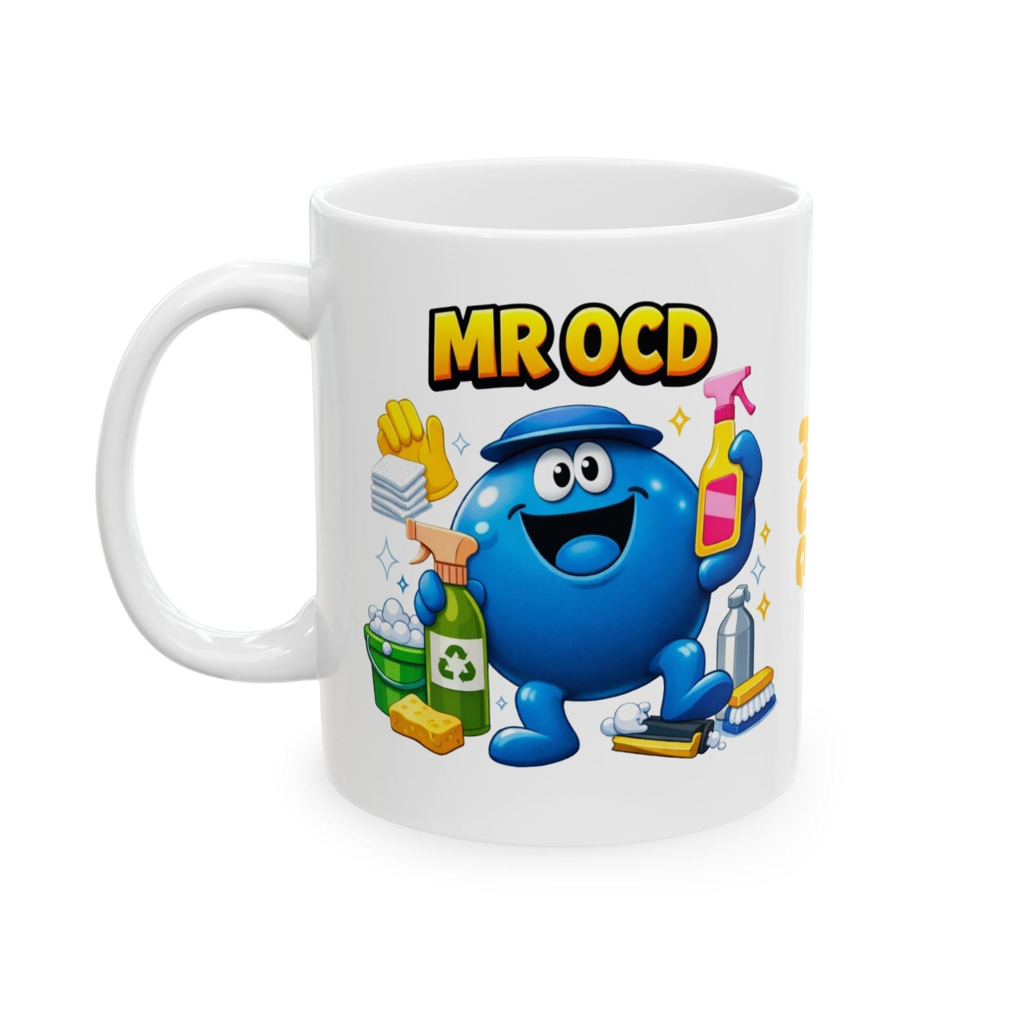 Mr OCD Mug, personalised Fun Cleaning Gift