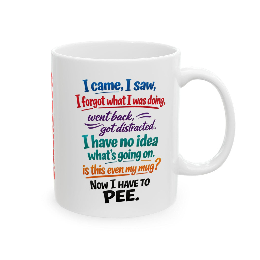 Personalised funny forgetful mug, banter, 11oz cup, Quote.