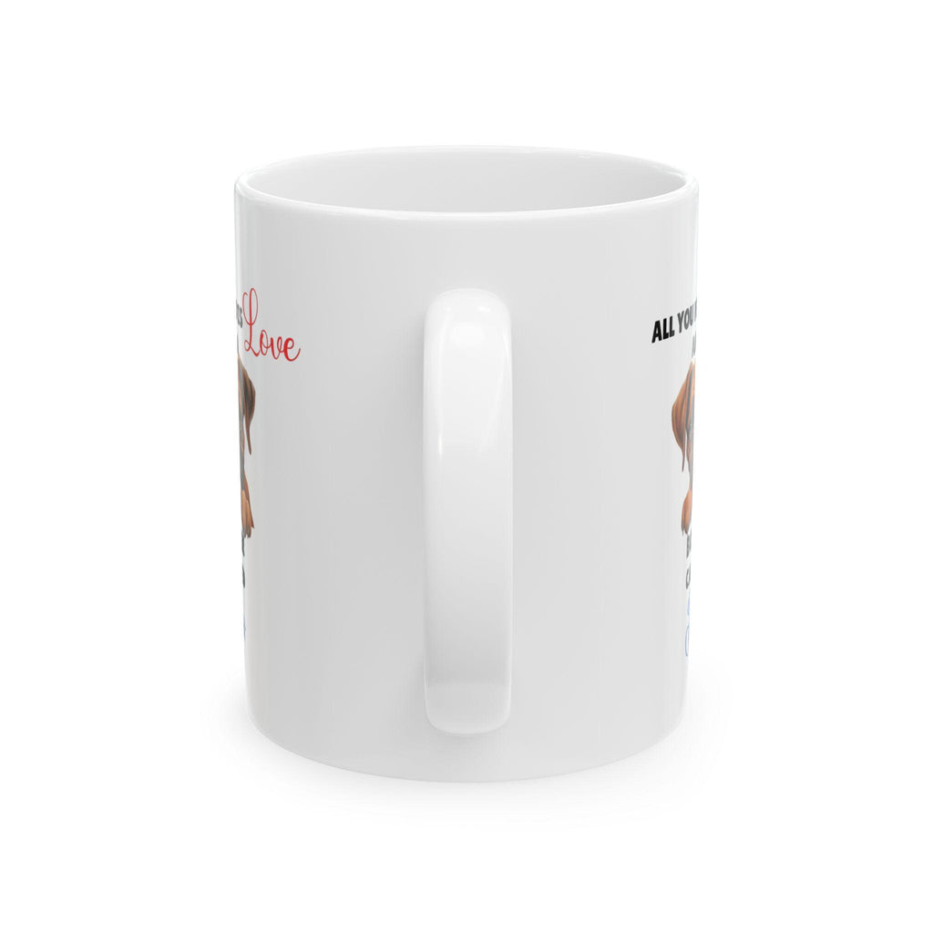Personalised Boxer Dog Mug: Gift for Dog Lovers, 11oz Ceramic Coffee Cup Drinkware