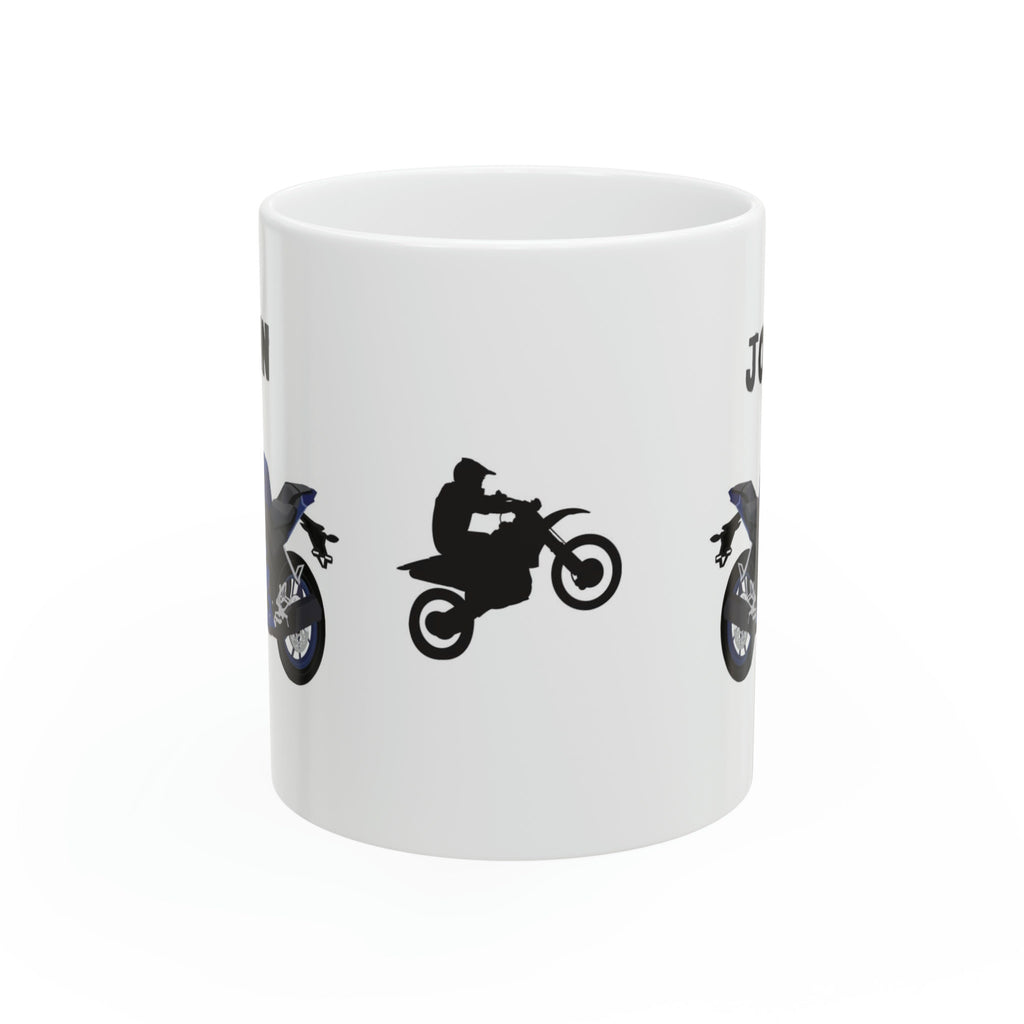 Motorbike, Cup, Novelty, Bike, Gift, Work, Fun, Cup, Ceramic, Coffee, Personalised, Game