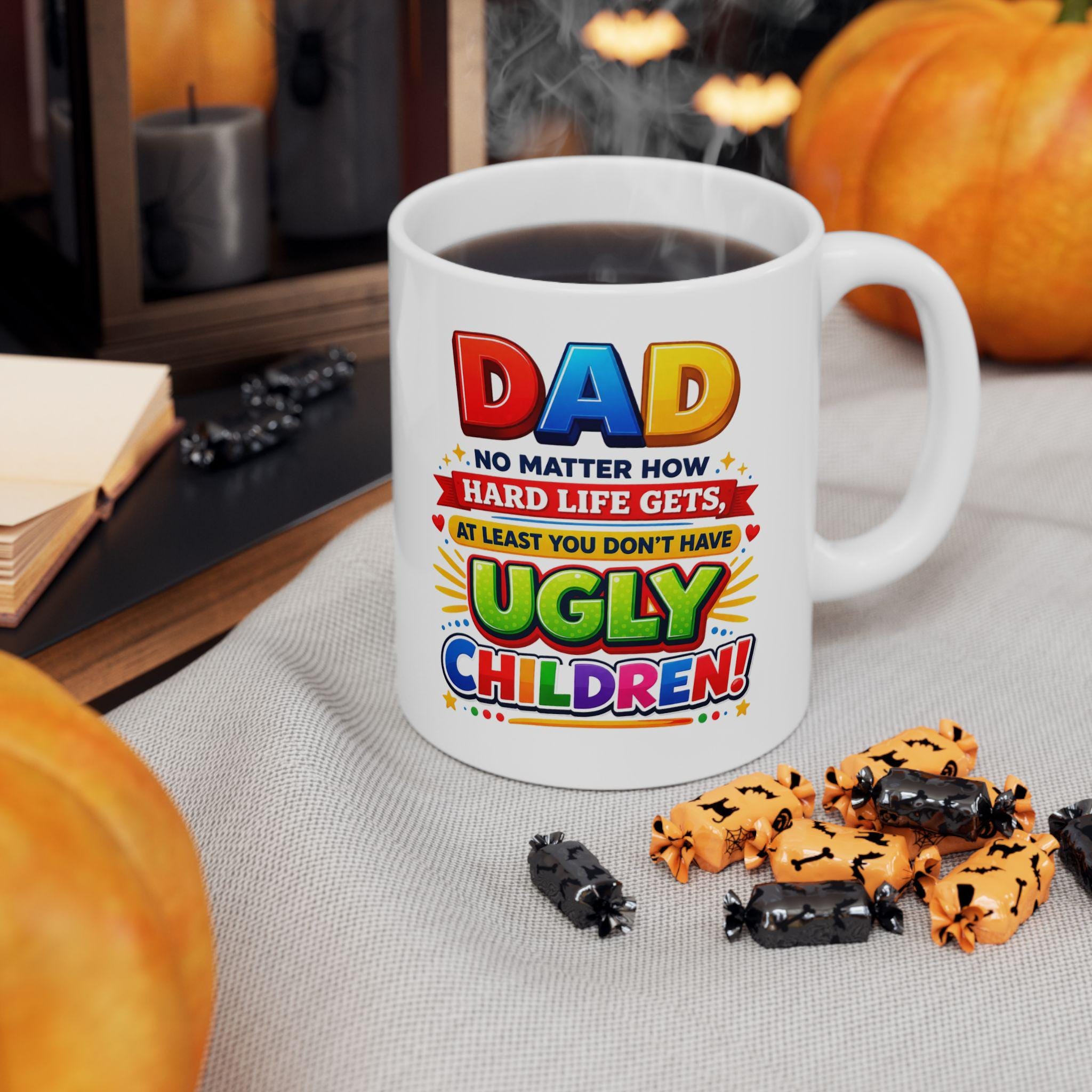 Funny Dad Fathers Day Mug, Joke, Humour, 11oz Ceramic