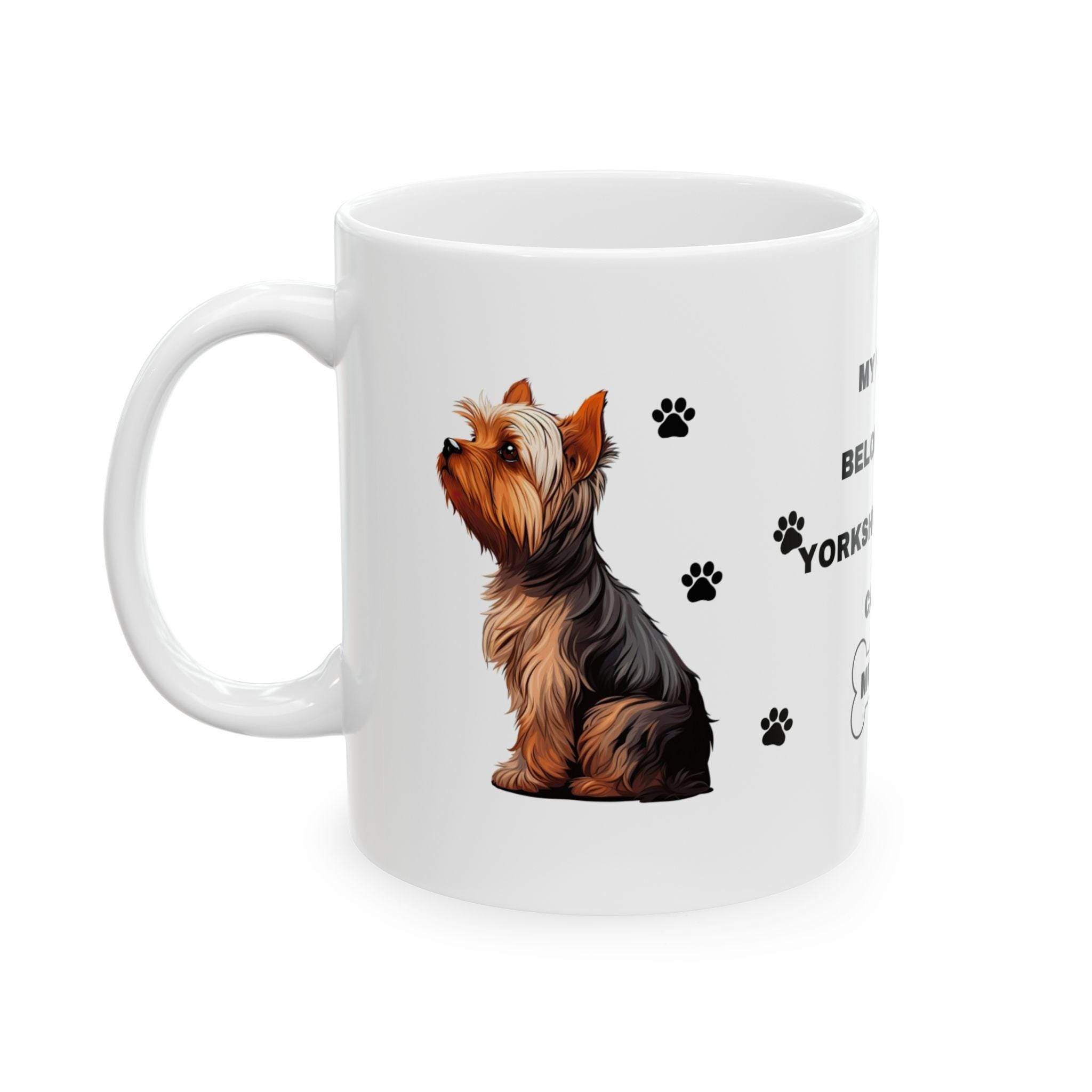 Personalised Yorkshire Terrier Mug, Dog Lover Gift