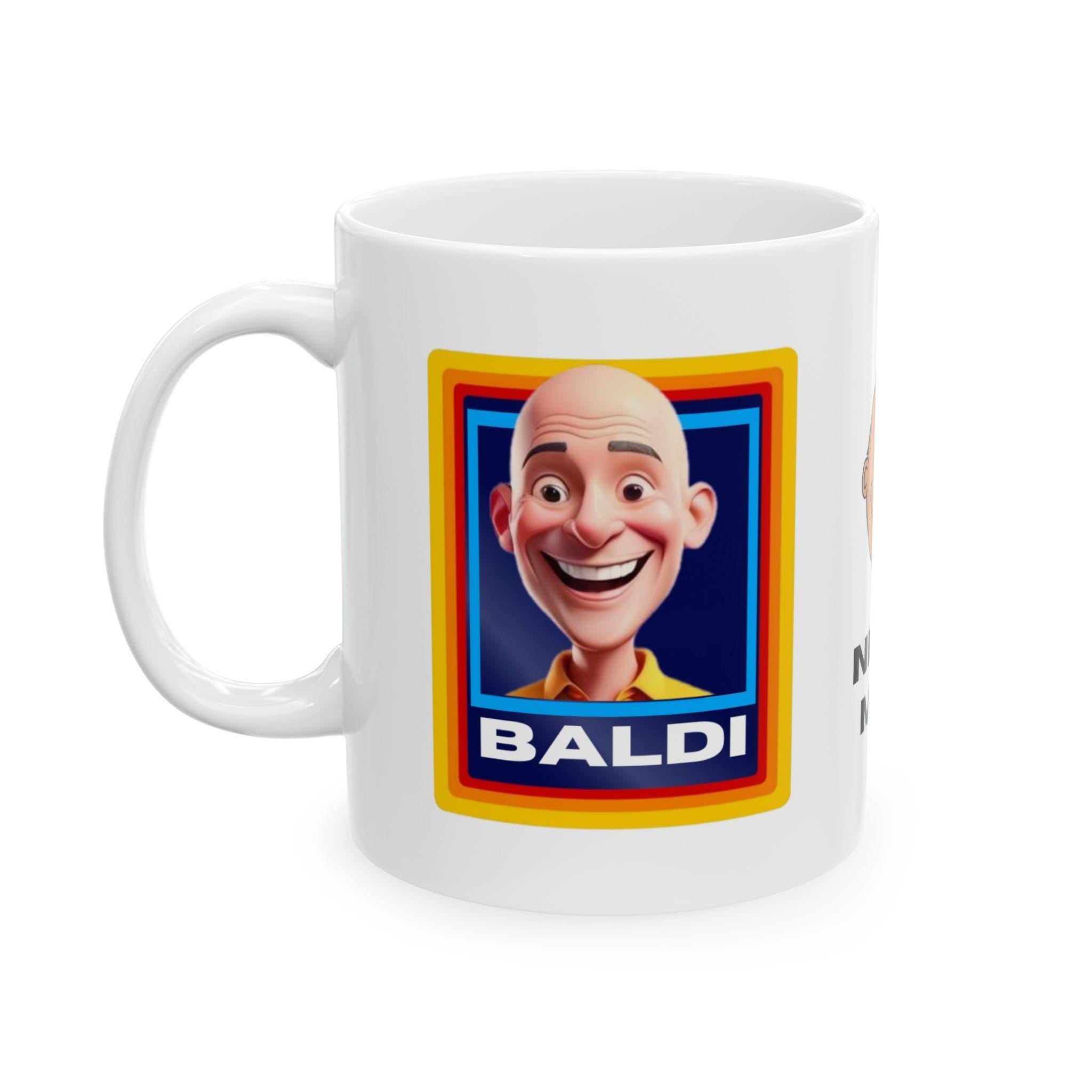 Baldi mug, Funny, Baldy, Personalised, Gift, Him, Christmas, Birthday, Fun, Unique
