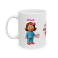 Just a girl who's always in her pjs, personalised, gift, nightwear.