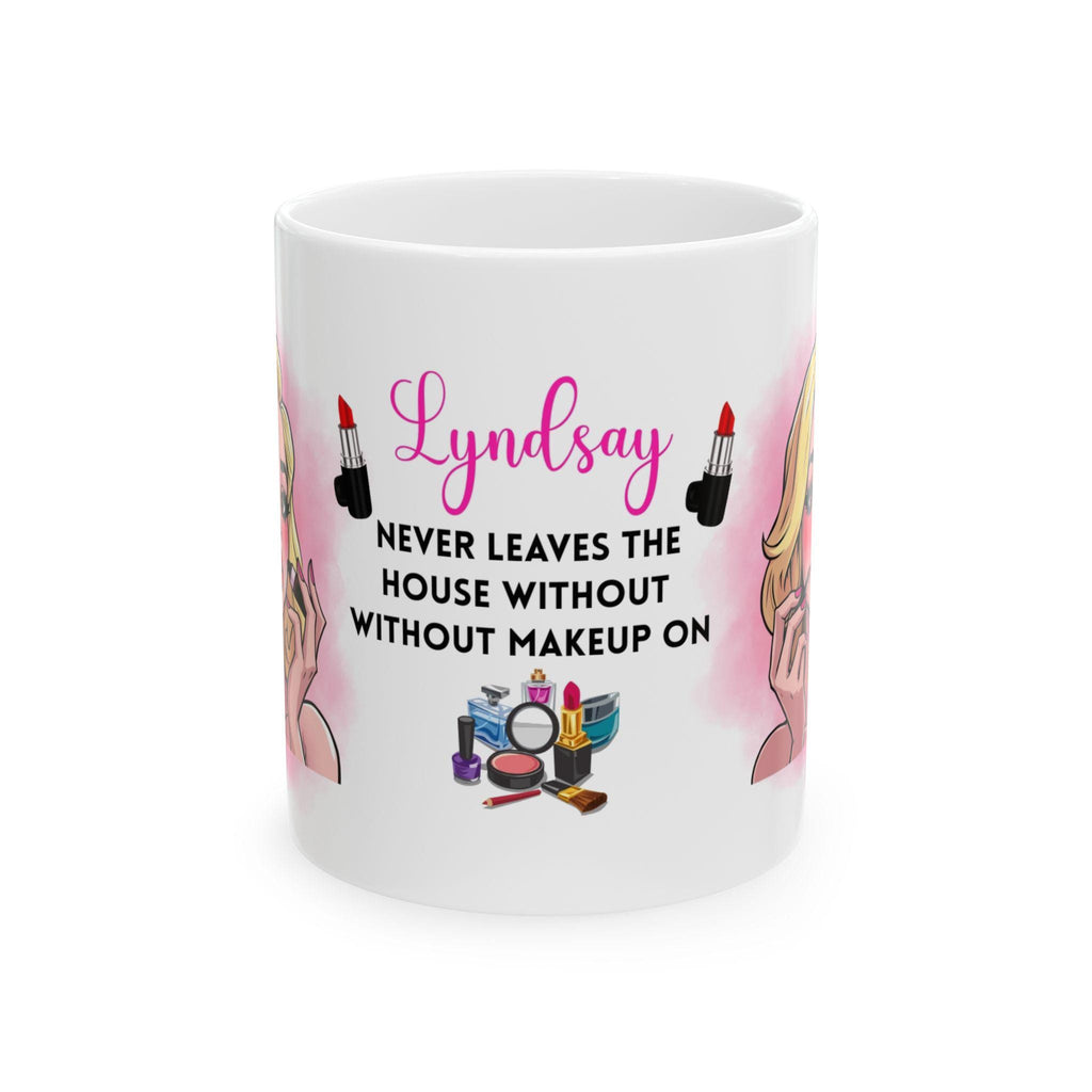 Personalised Makeup Lover Mug, Funny Coffee Cup Gift