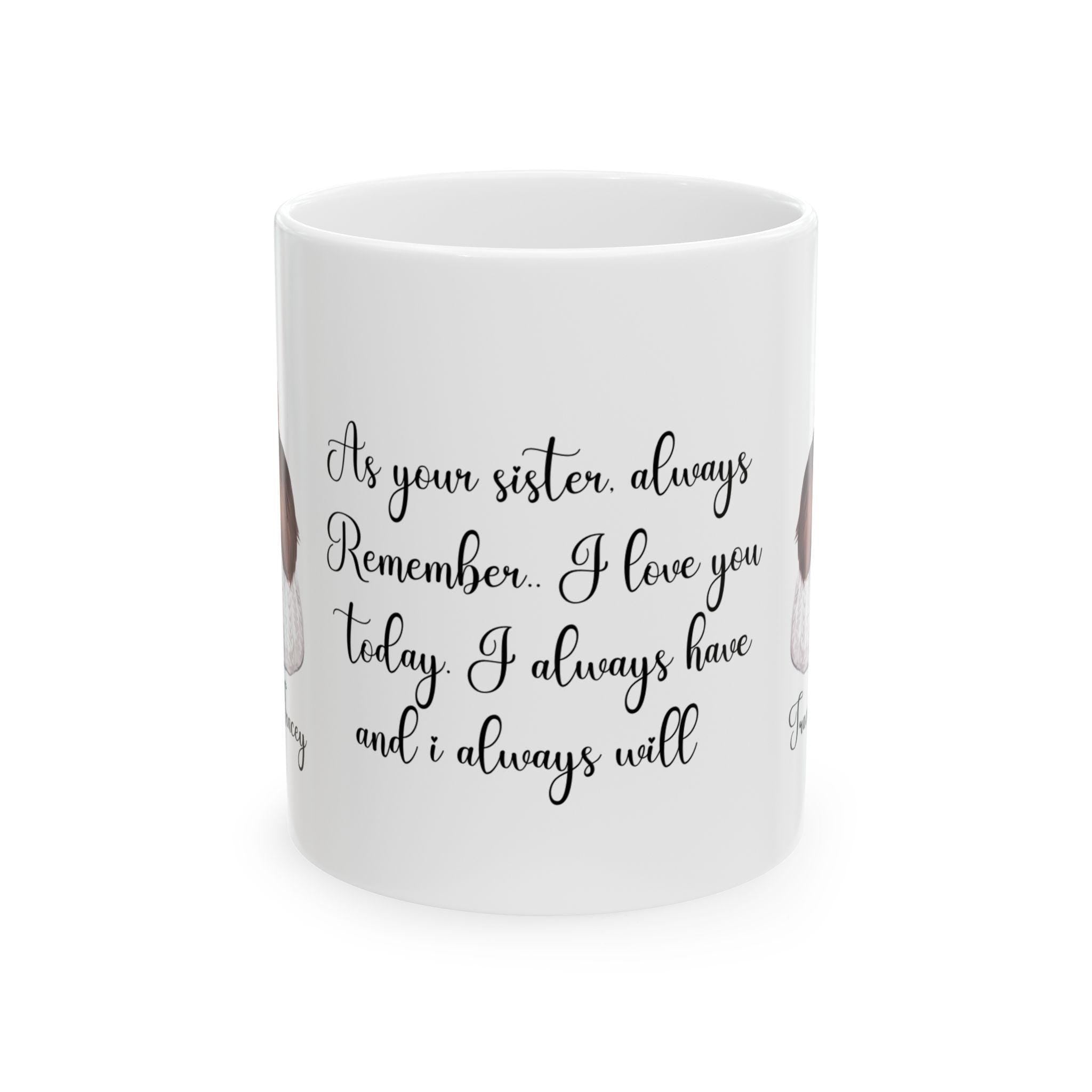 Personalized Sisters Mug, Best Friend Gift