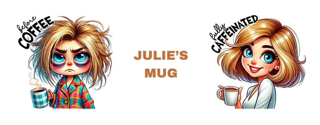 Sarcastic Coffee Mug: Before & After Coffee, Funny Novelty Gift