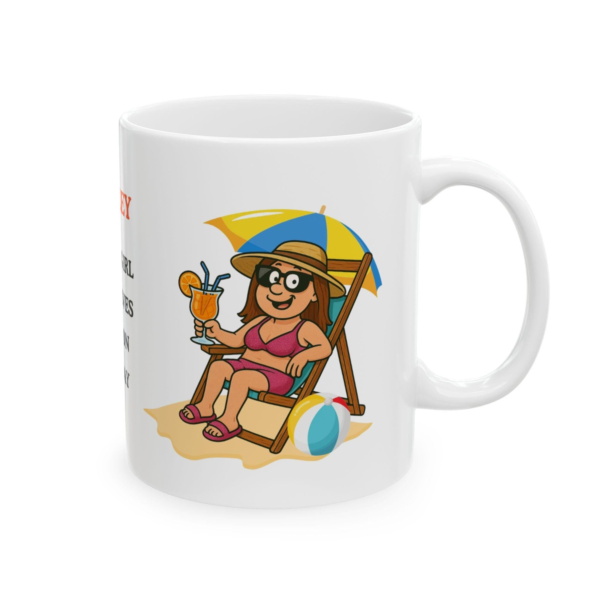 Holiday Lover Mug, Personalised Vacation Gift