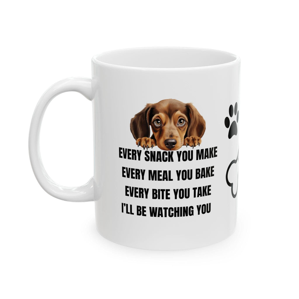 Dachshund personalised i'll be watching you: Dog Lover Gift, funny