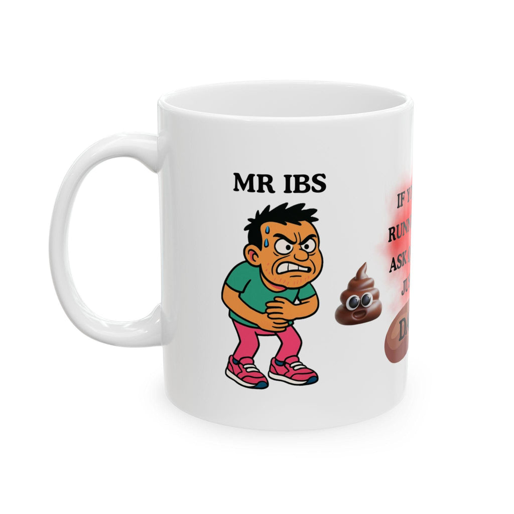 Personalised Mr IBS Mug, Funny Novelty Gift