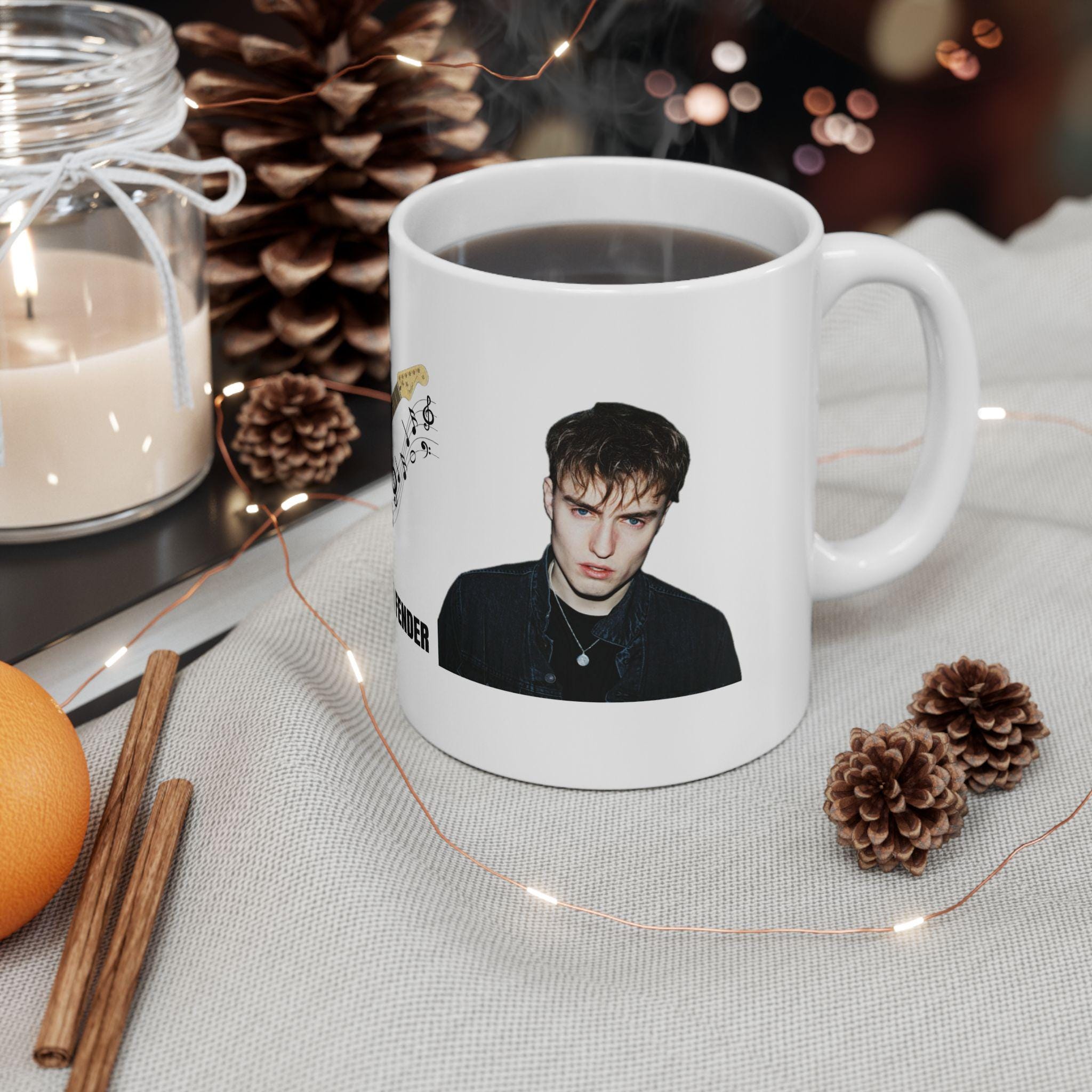 Sam fender theme mug, Fan, Personalised, Legend, Geordie, Icon, Gift, Xmas gift.