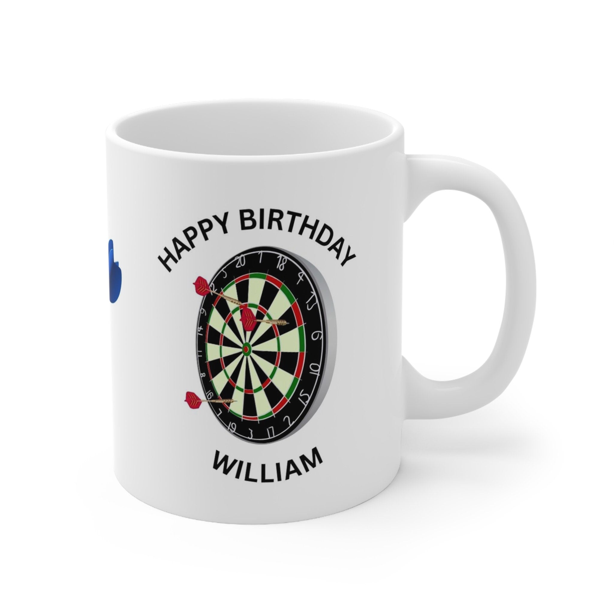 Mug ,Dart player, Dart, Novelty, Gift, Work, Fun, Cup, Ceramic, Coffee, Personalised, Game