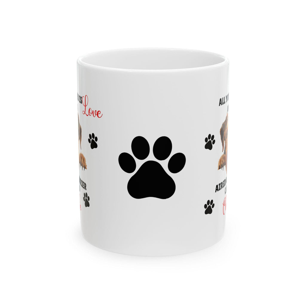 Personalised Airedale Terrier Mug: Dog Lover Gift
