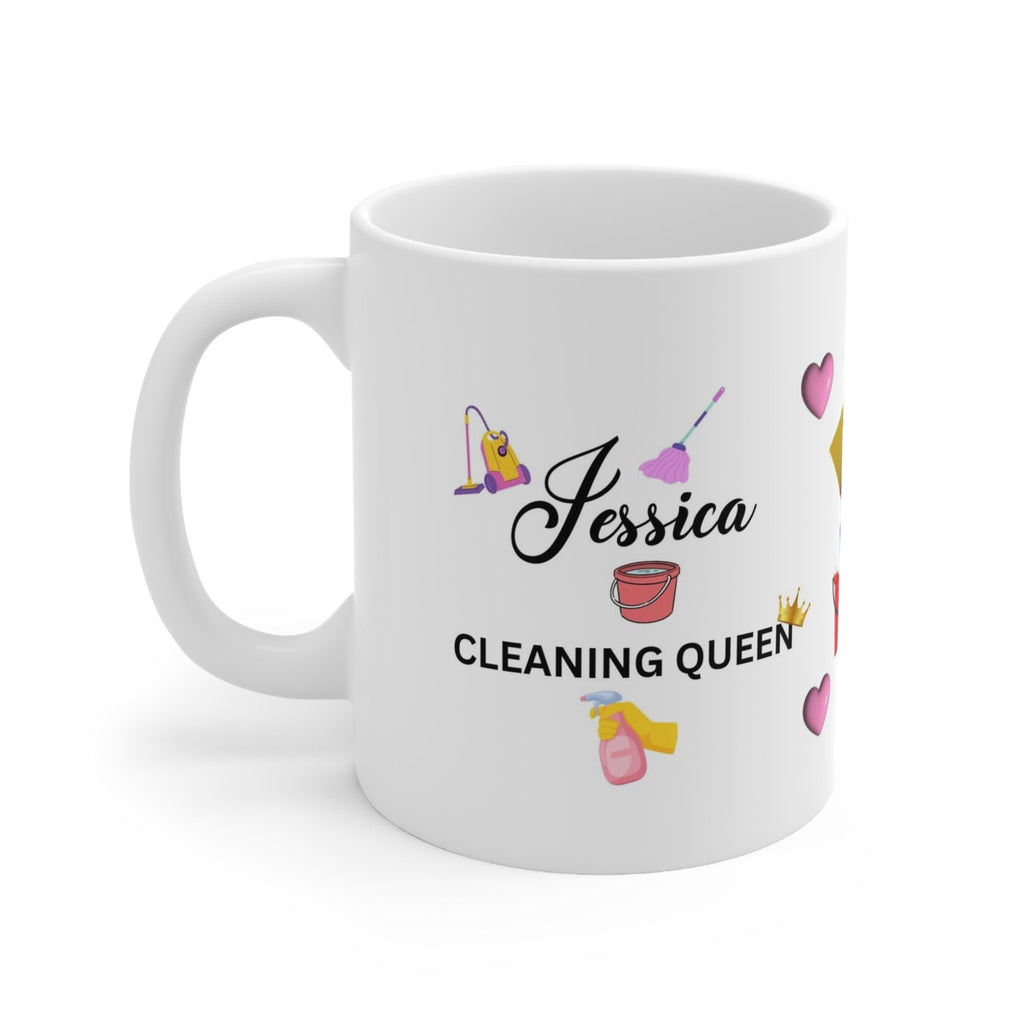 Cleaner , Novelty, Gift, Work, Fun, Cup, Ceramic, Coffee, Personalised, cleaning