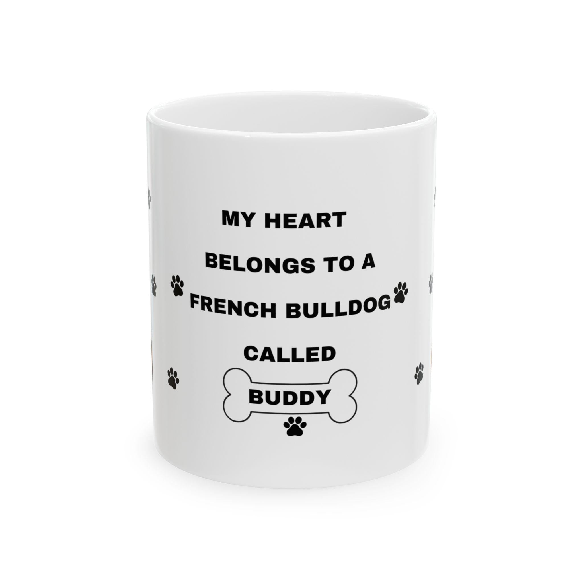 Personalised French Bulldog Mug: Dog Lover Gift