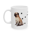 Personalised Pug Dog Mug: Gift for Dog Lovers