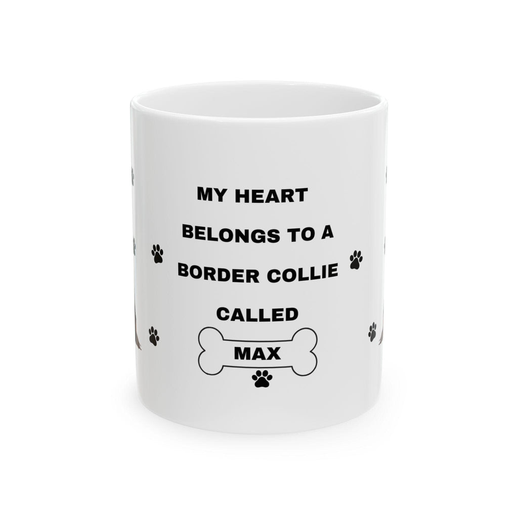 Personalised Border Collie Mug: Dog Lover Gift