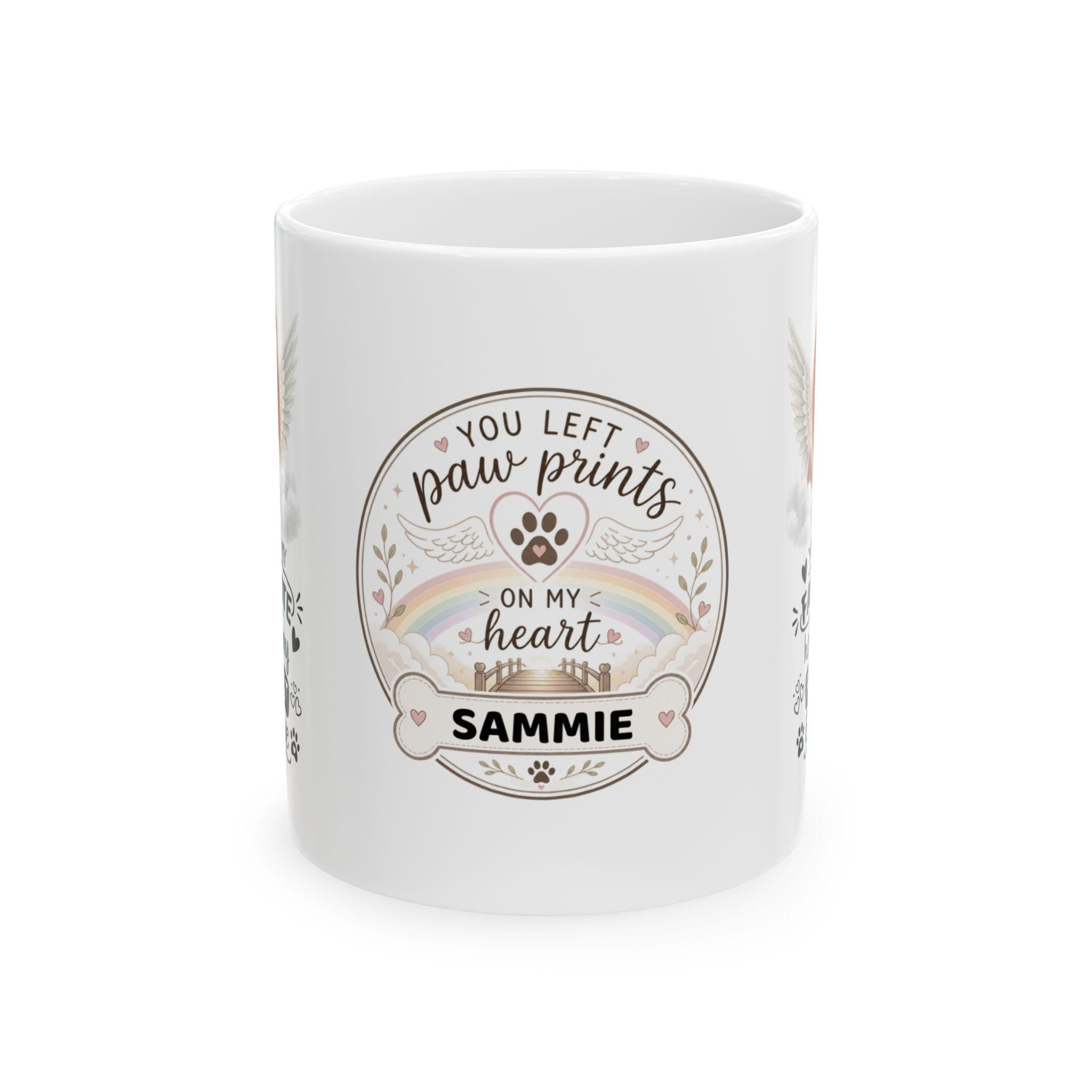 Personalised Cavalier king charles spaniel Memorial Mug Personalised,  Pet Loss, Dog Remembrance Mug, Favourite Hello Hardest Goodbye 11oz