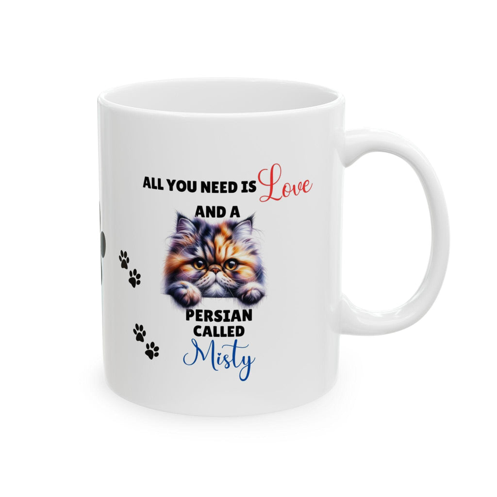 Personalised Persian Cat Mug, Cat Lover Gift