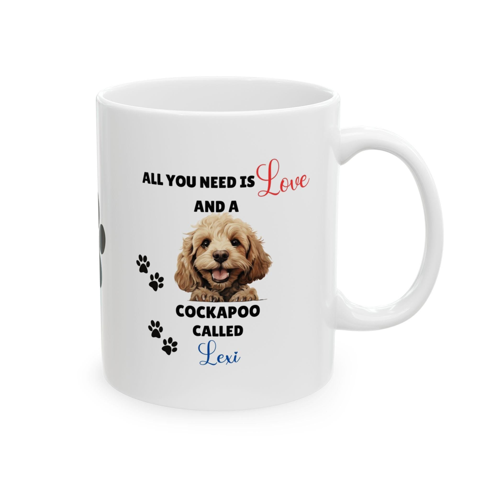 Personalised Cockapoo Mug: Dog Lover Gift