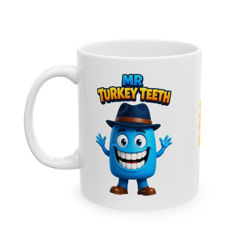 Mr Turkey Teeth Mug: Personalised Fun Gift