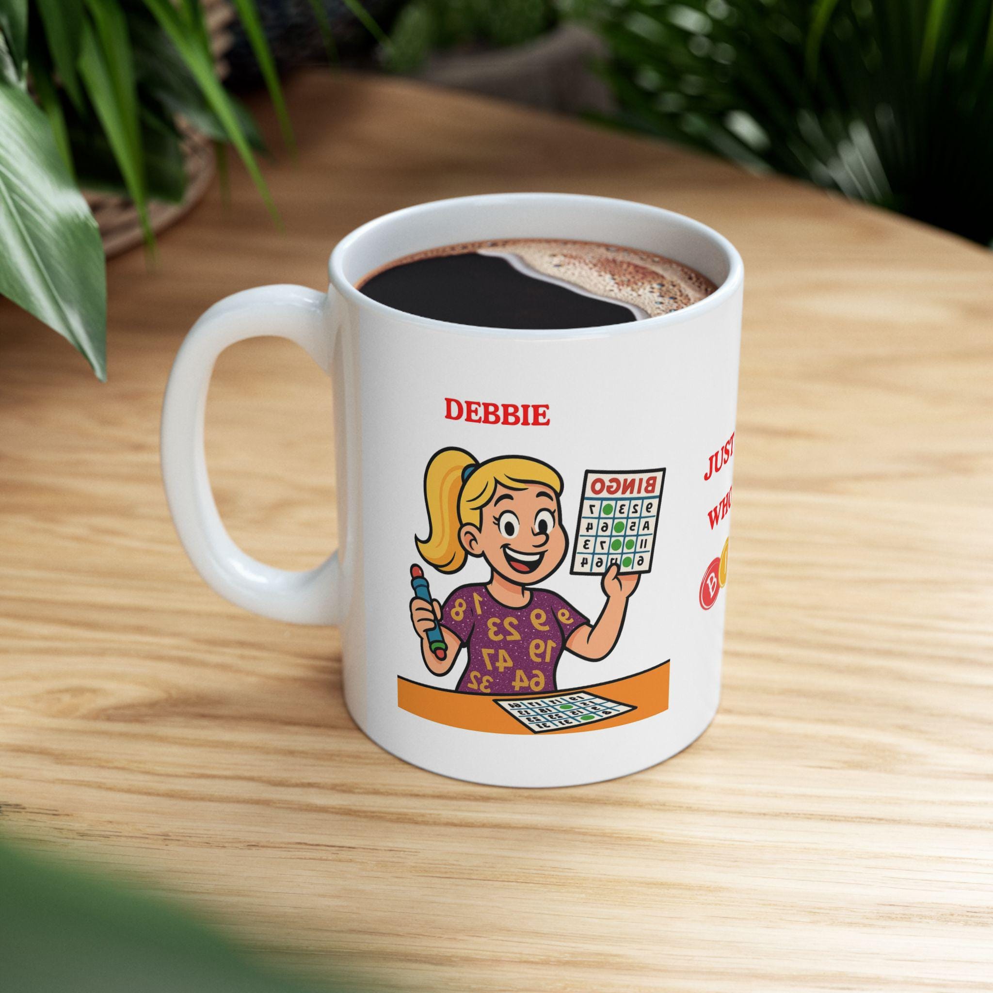 Personalised Bingo Mug, Gift for Bingo Lover