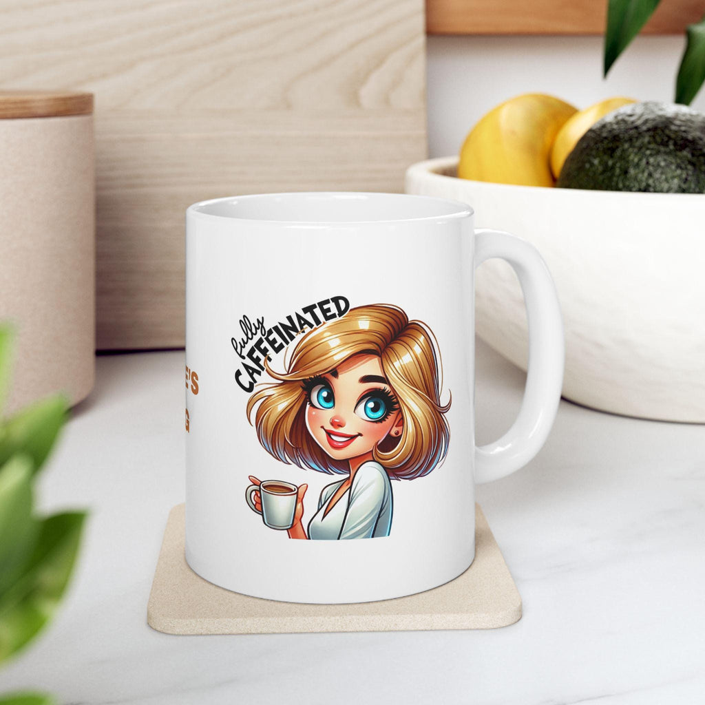 Sarcastic Coffee Mug: Before & After Coffee, Funny Novelty Gift