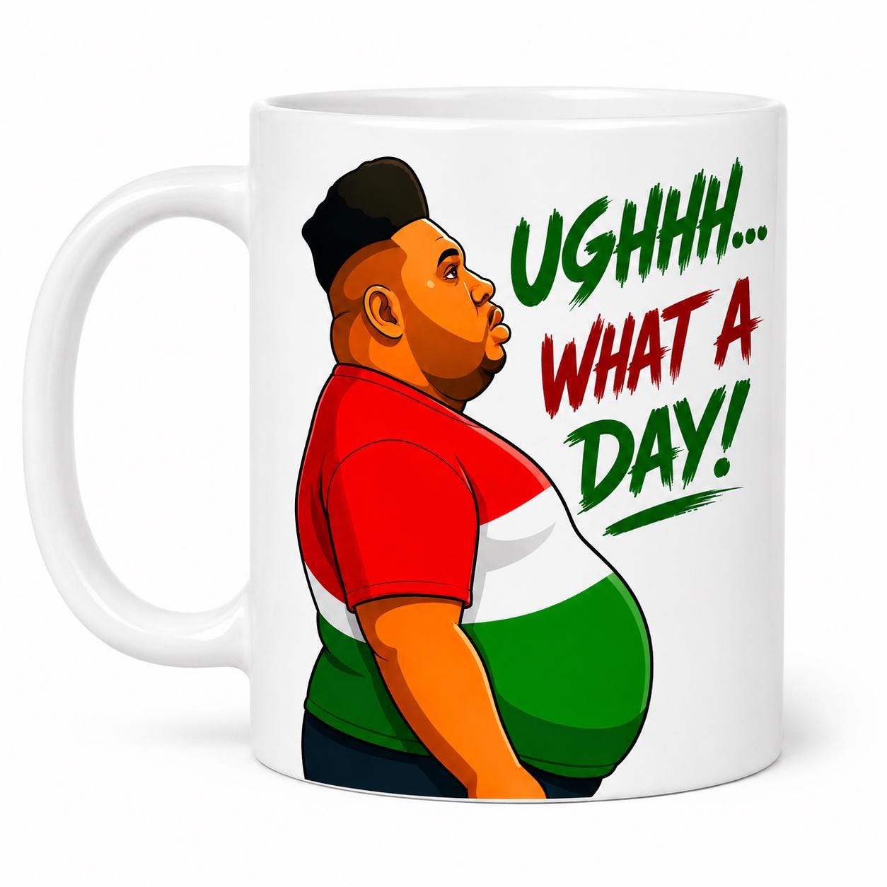 Personalised Ughhhh what a day mug, long day, funny, banter, gift, 11oz Cup