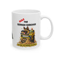 Personalised Funny German Shepherd Shredder Dog Joke Shred Hair 11oz Ceramic Cup