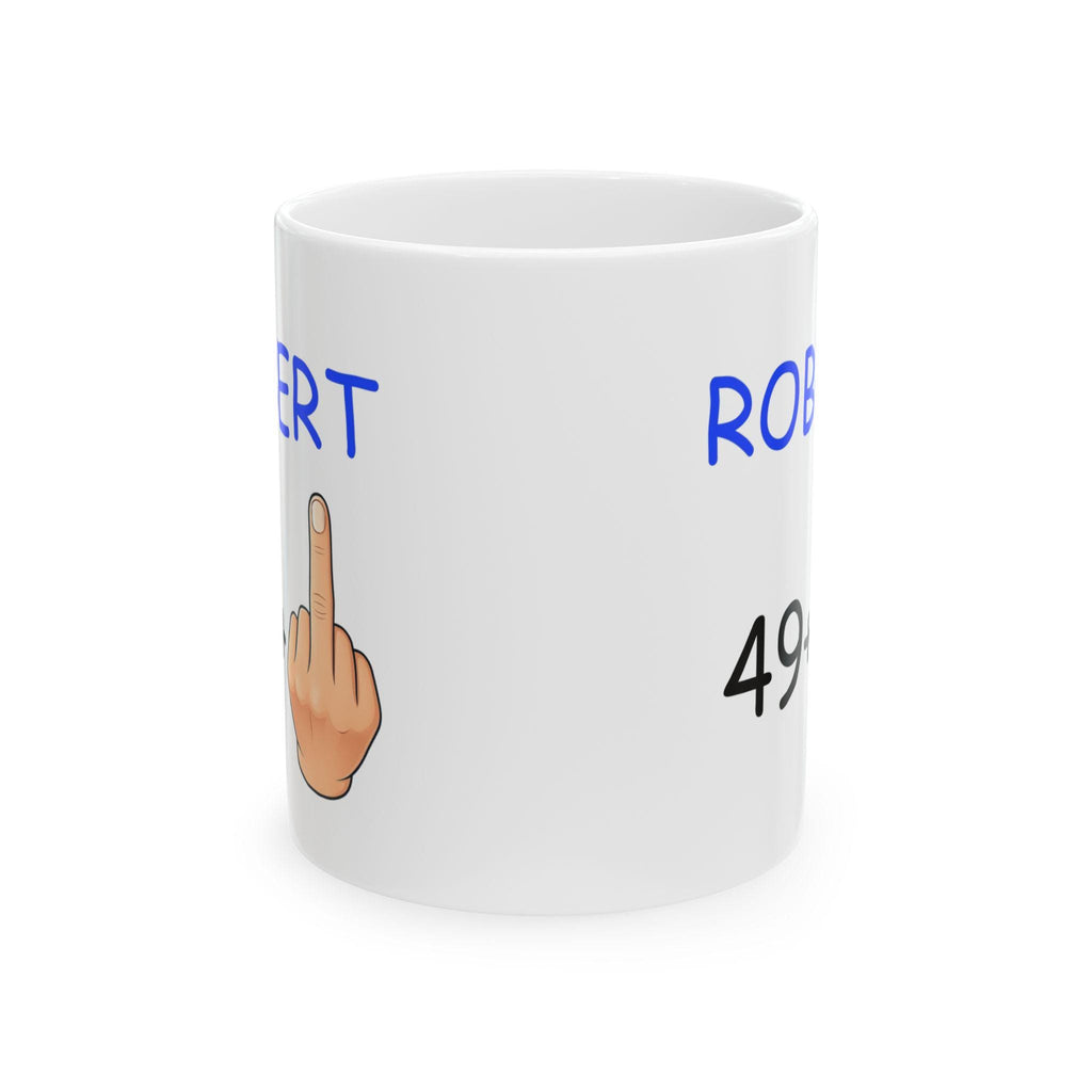 Personalised Funny Birthday Mug, 49+1 or 59+1, Ceramic 11oz