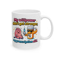 Funny Weight Loss Mug, Prescription Willpower Ceramic Cup (11oz)