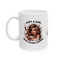 Just a Girl Who Loves Coffee Personalised Mug, Fun Gift