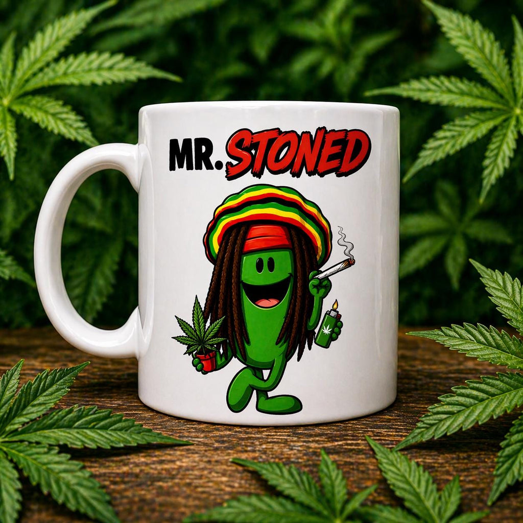 Funny Mr Stoned Mug 11oz Ceramic Coffee Cup