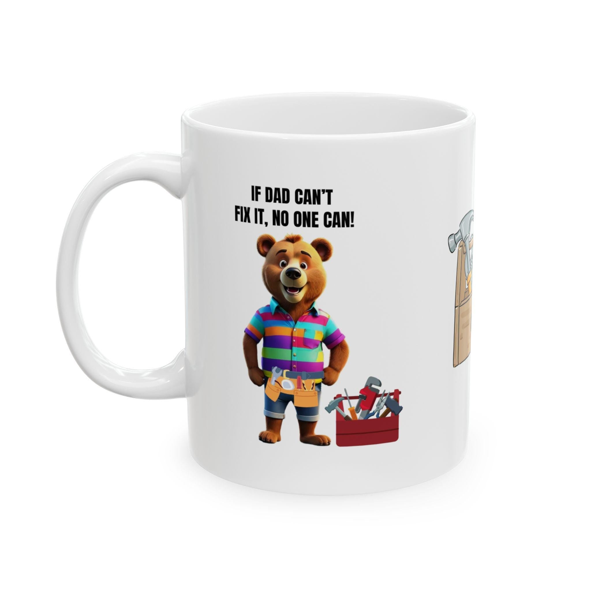 Personalised Dad Mug: If Dad Can't Fix It, No One Can