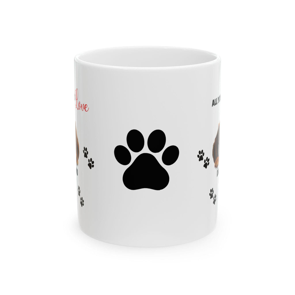 Personalised Dachshund Mug: Dog Lover Gift, 11oz Ceramic Coffee Cup Drinkware